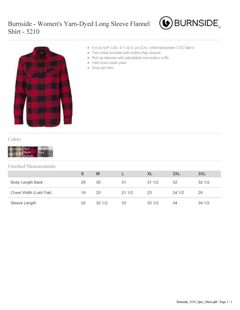 Skibees Buffalo Plaid Flannel Shirt