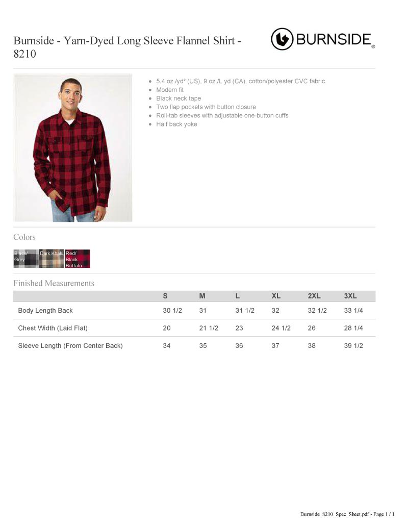 Skibees Buffalo Plaid Flannel Shirt