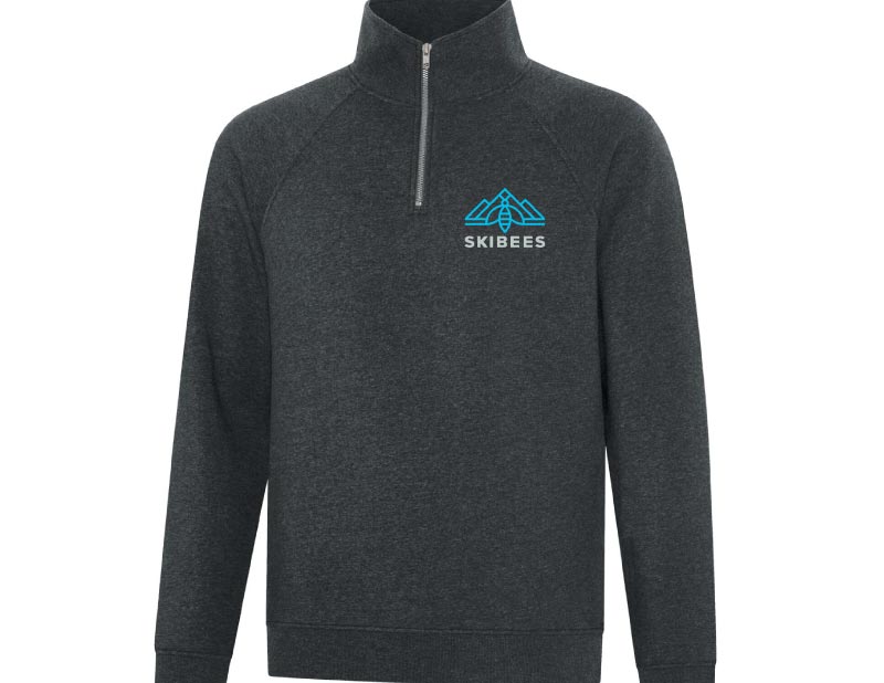 Skibees Men's Vintage 1/4 Zip Sweatshirt