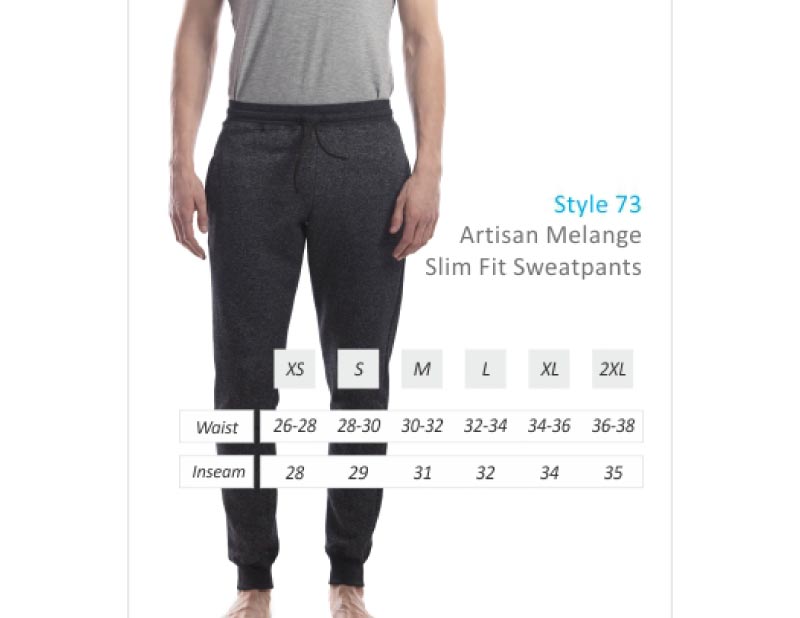 Skibees Artisan Melange Slim Fit Sweatpants