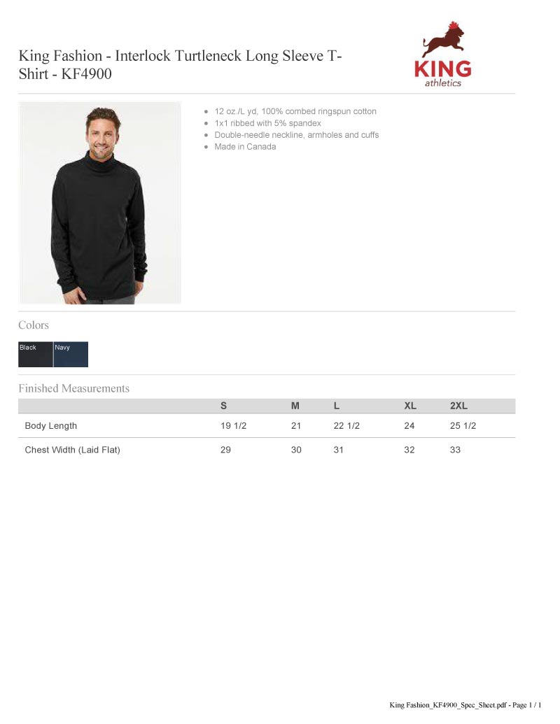 Skibees Men's Turtleneck Long Sleeve