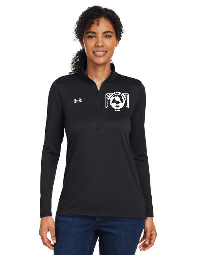 MMS Ladies' Under Armour 1/4 Zip Long Sleeve Tee