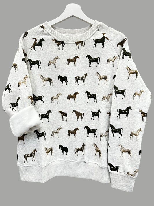 MULTI HORSE SWEATSHIRT