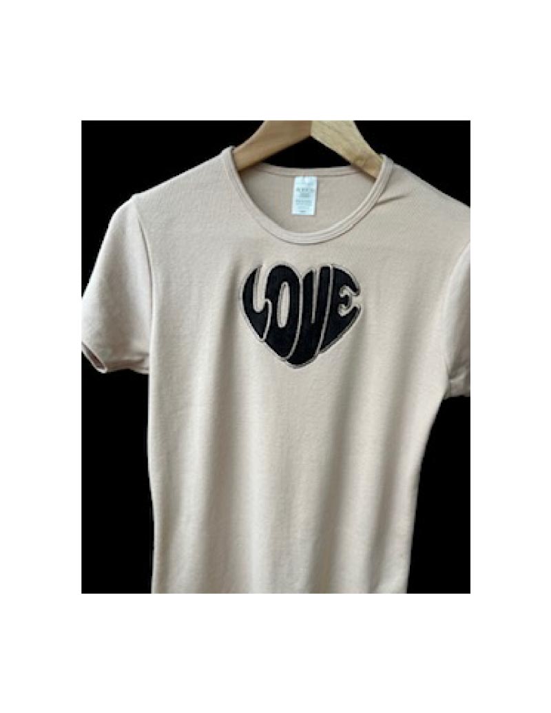 Corduroy Love Applique Tee