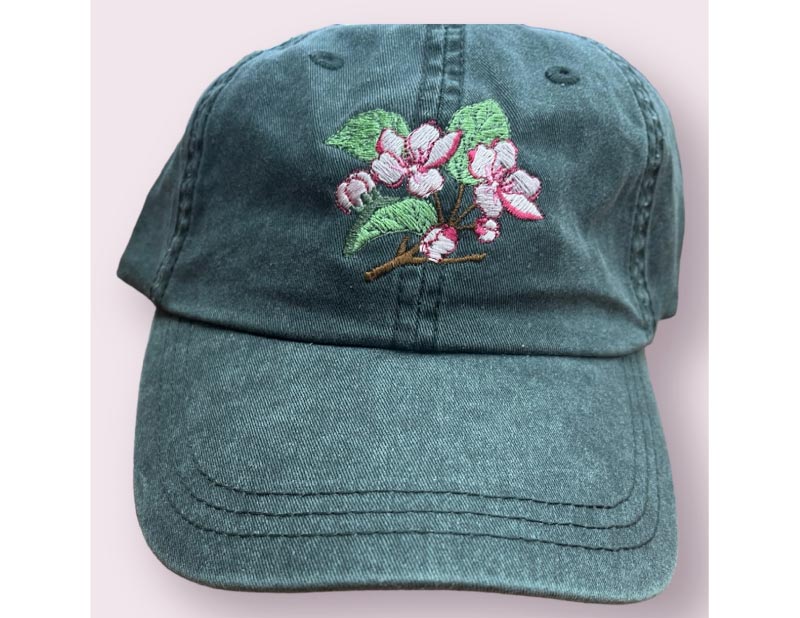 Assortment of Floral Dad Baseball Hats JJMJ Embroidery