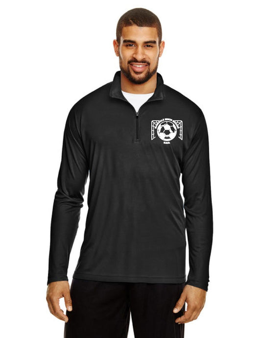 MMS Adult 1/4 Zip Long Sleeve Tee