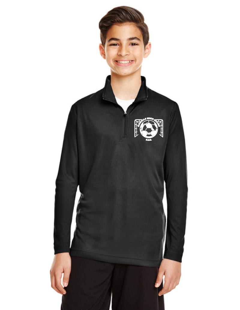 MMS Youth 1/4 Zip Long Sleeve Tee